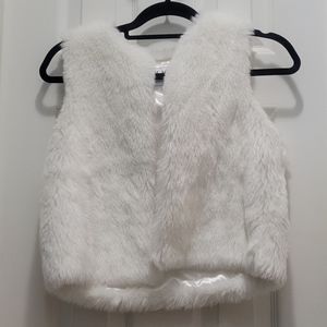 Faux fur vest